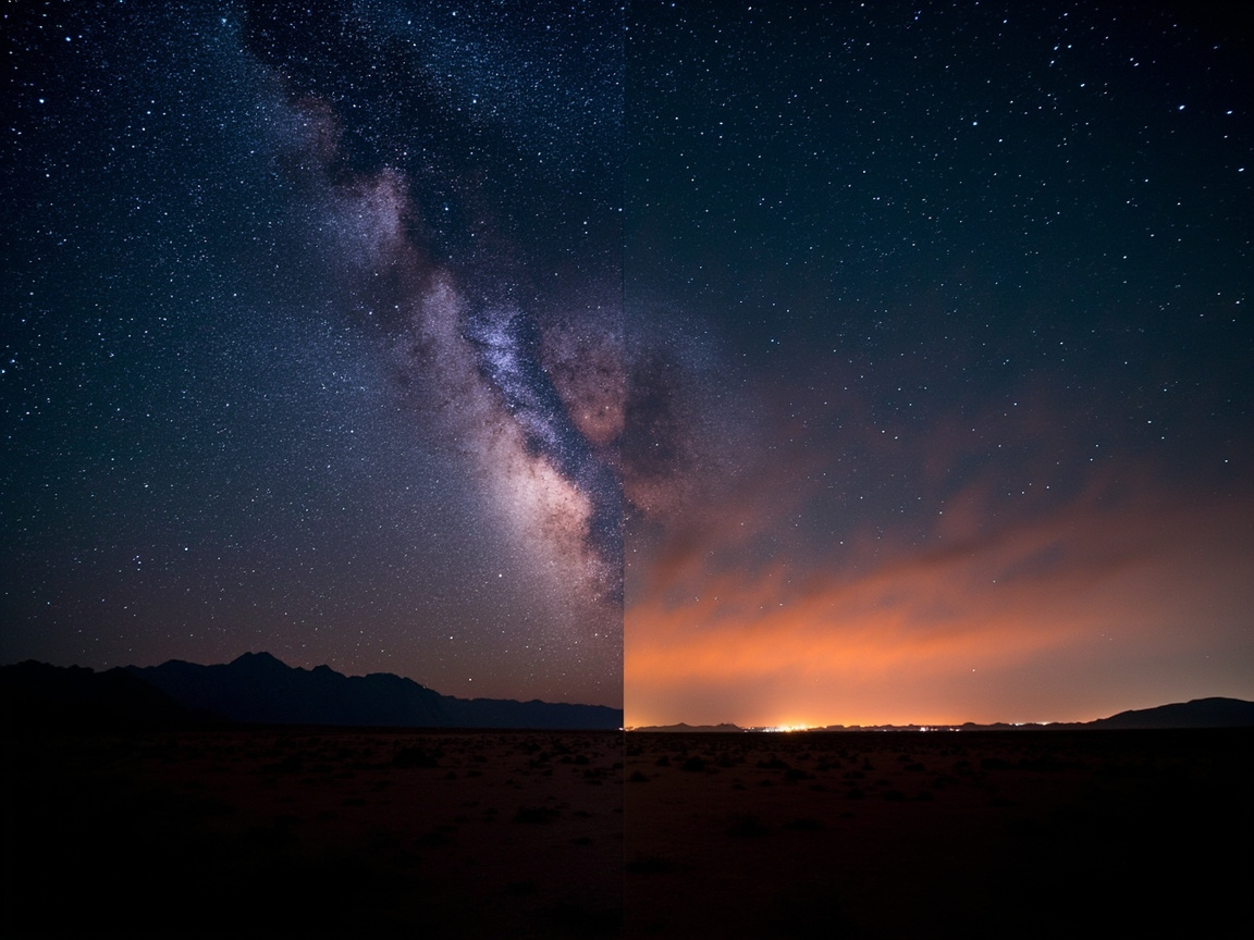 The Last Glow: How Light Pollution Is Erasing the Night Sky