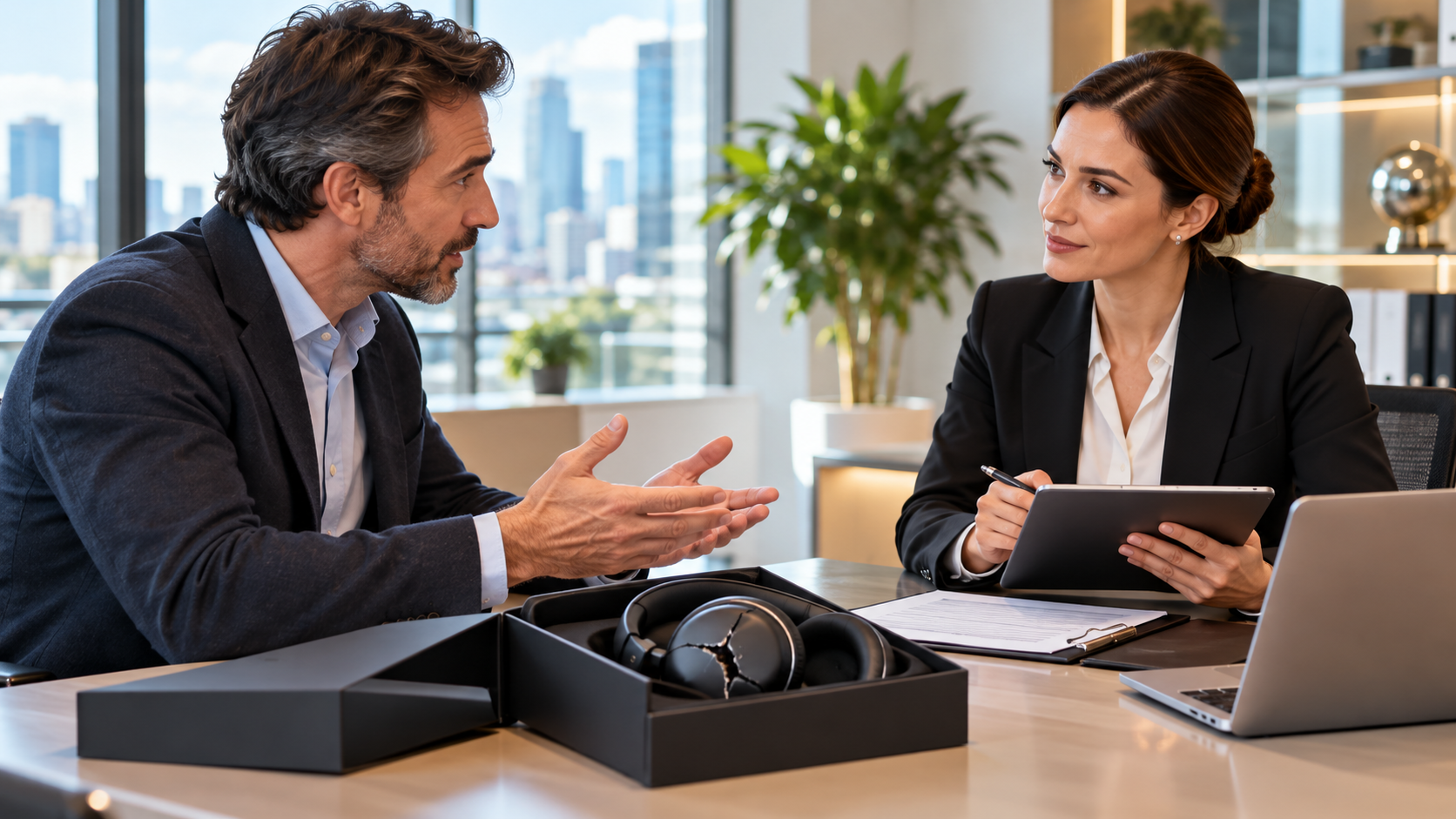 Lodging a formal complaint and negotiating compensation