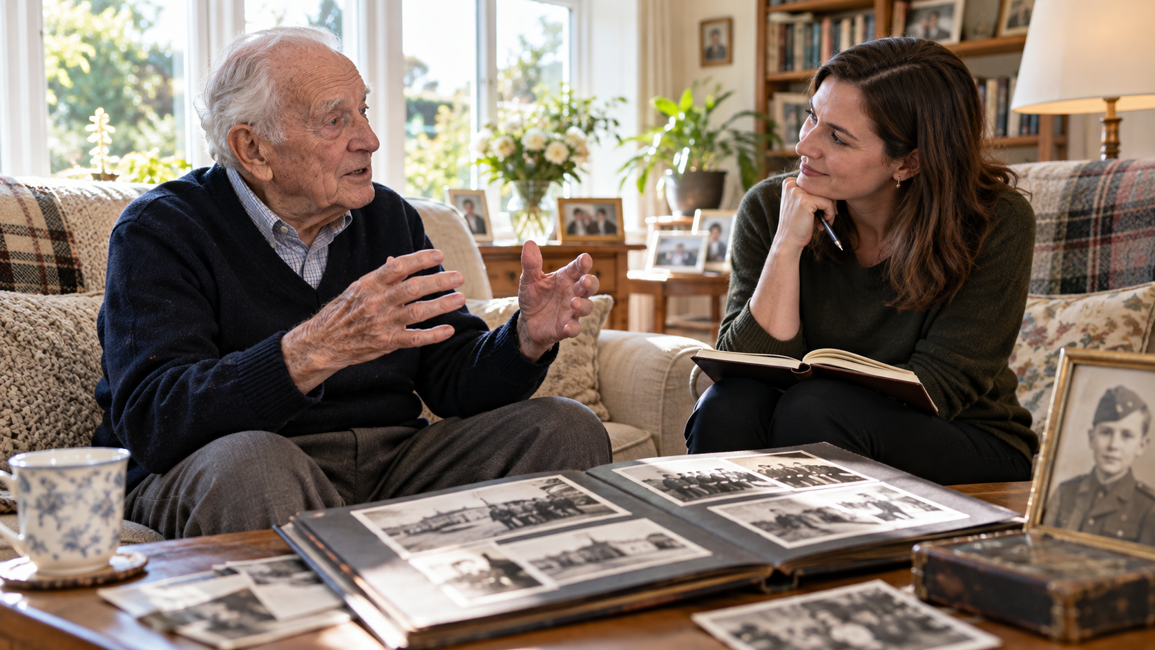 Exploring a grandparent's wartime childhood memories