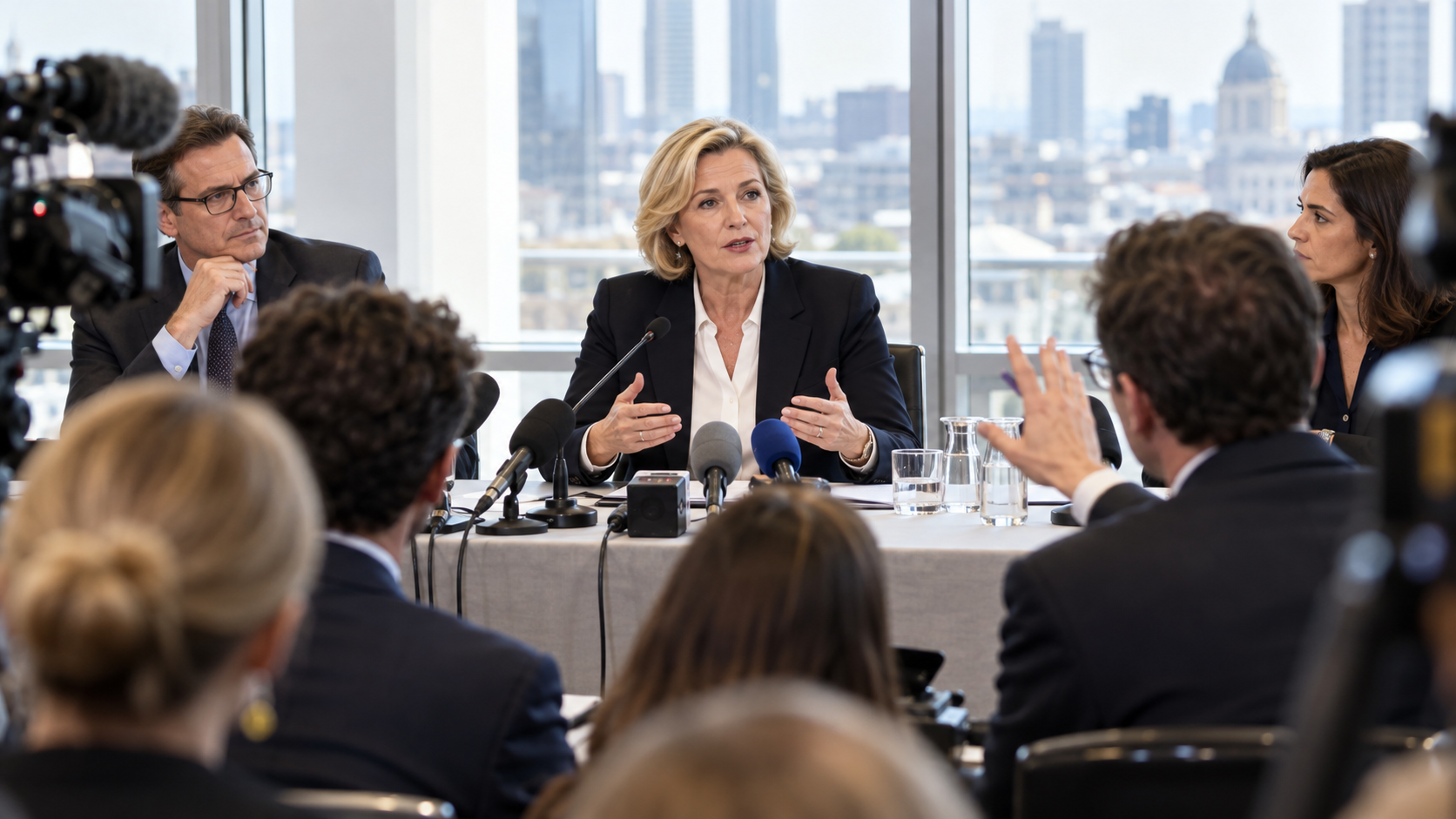 Defending a controversial editorial decision at a press briefing