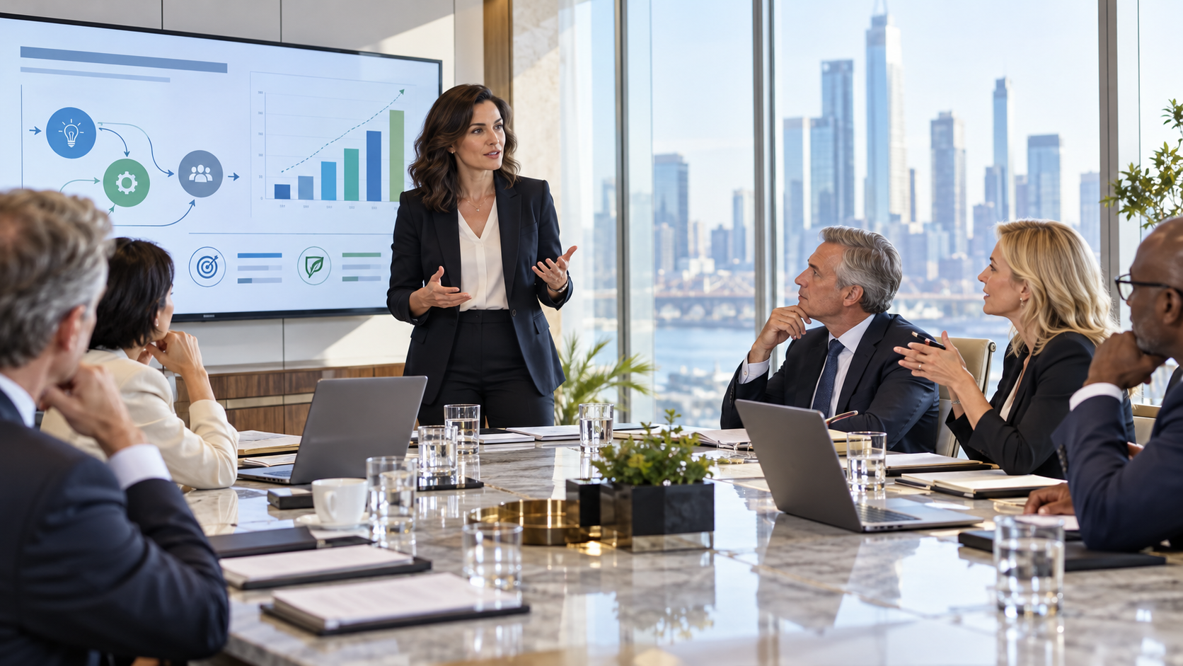 Presenting a counter-proposal to senior leadership