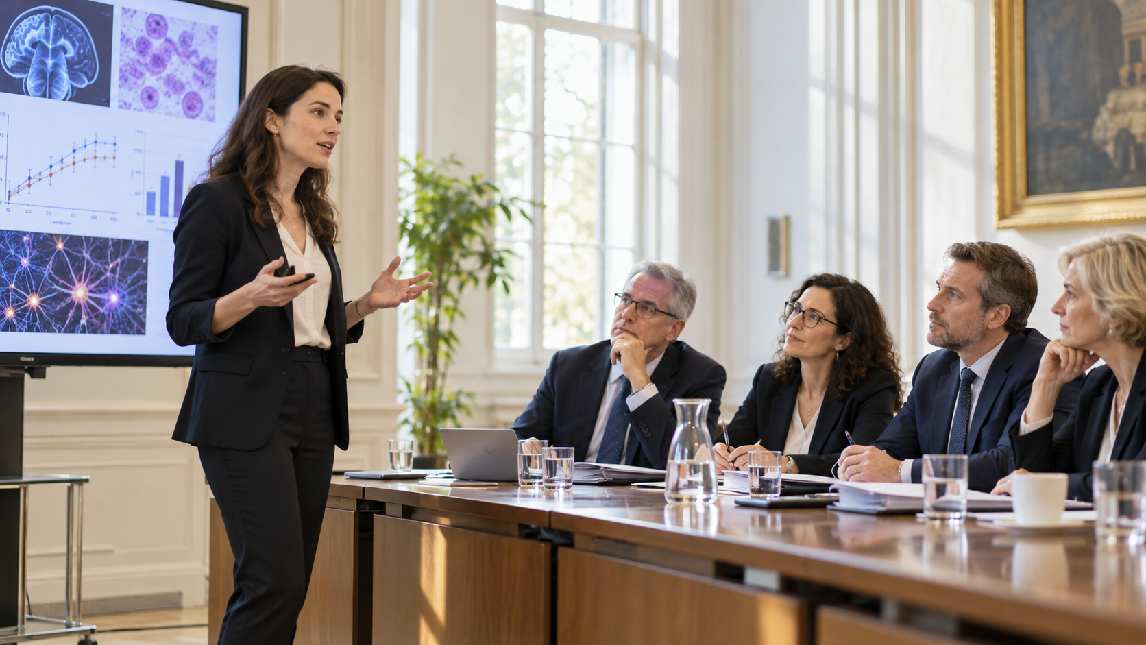 Defending a research grant to a funding council