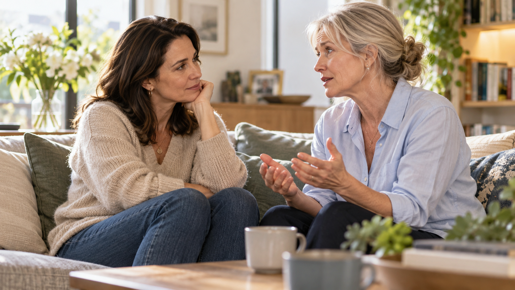 Discussing a friend's decision to create a living will