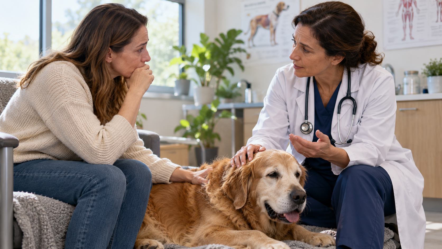 Discussing a Difficult Veterinary Prognosis