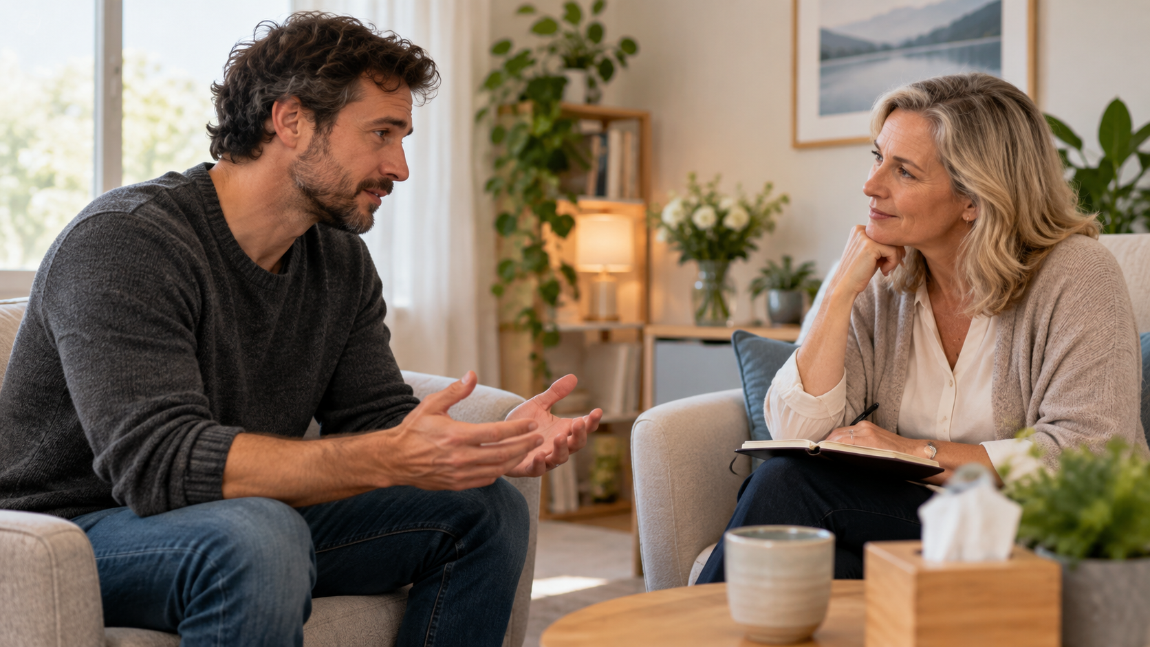 Discussing Anniversary Reactions with a Grief Counsellor