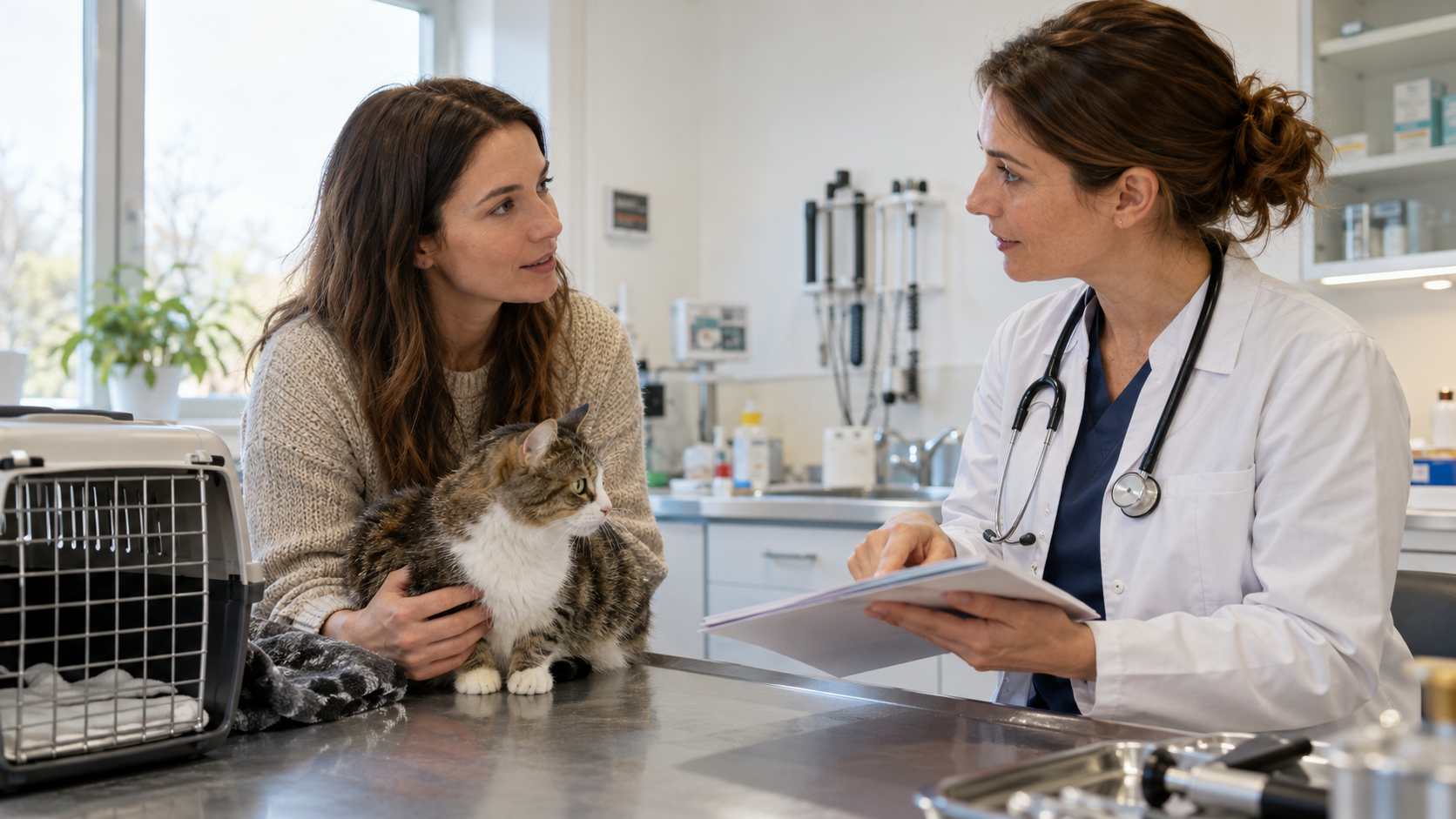Mit dem Tierarzt die Impfung besprechen