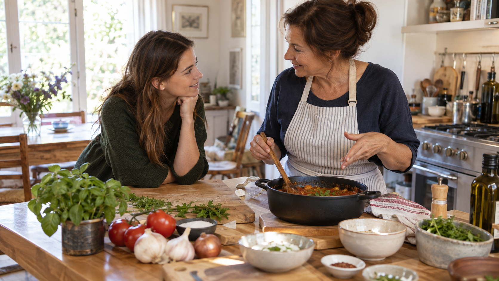 Ein Familienrezept erfragen
