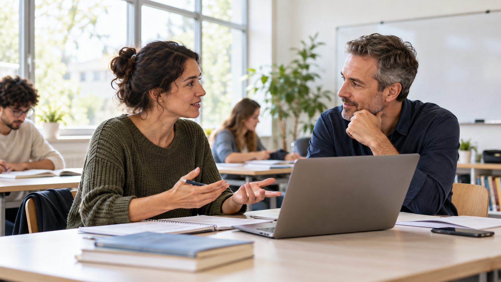 Über Weiterbildung im Job sprechen