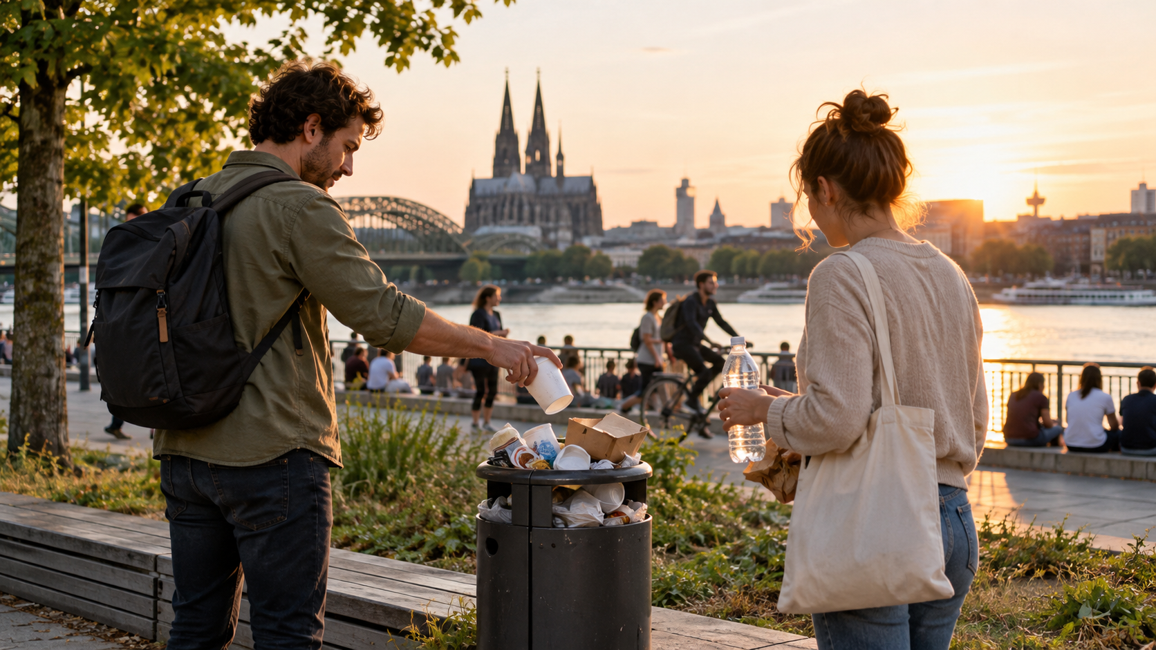 Über Umweltsünden im Alltag sprechen