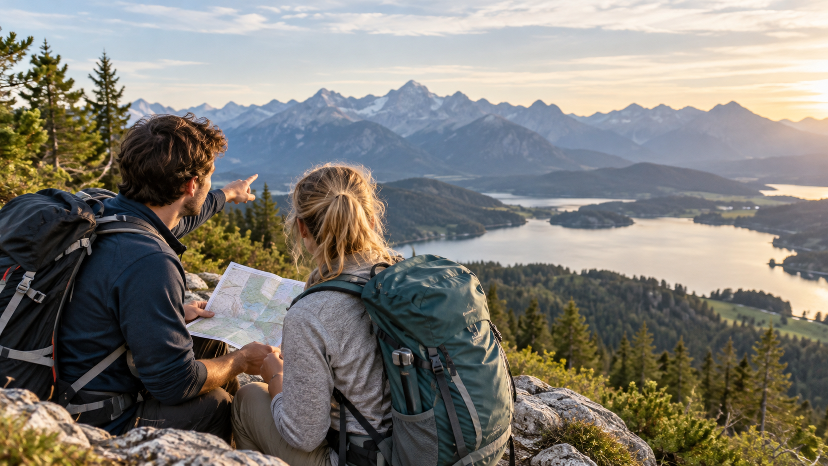 Ein Wanderziel auswählen