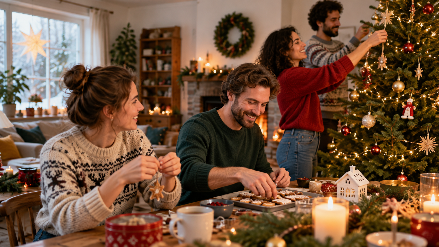 Über Traditionen zu Weihnachten sprechen