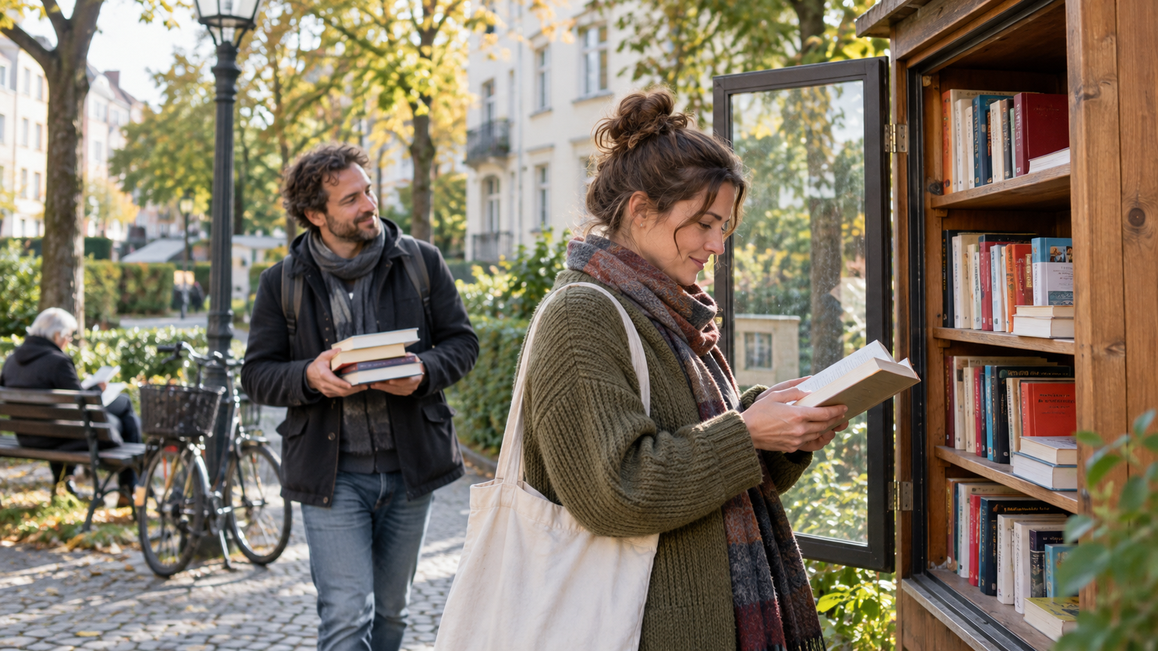Über offene Bücherschränke sprechen