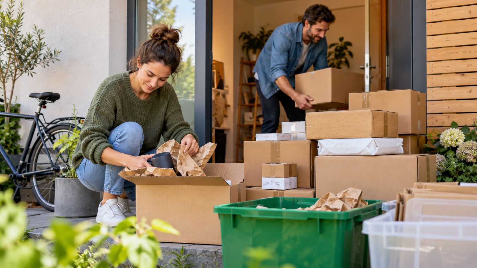 Über Paketflut und Nachhaltigkeit sprechen