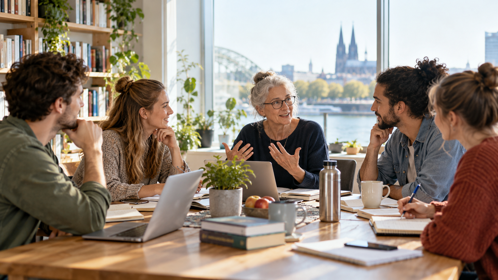 Über lebenslanges Lernen diskutieren