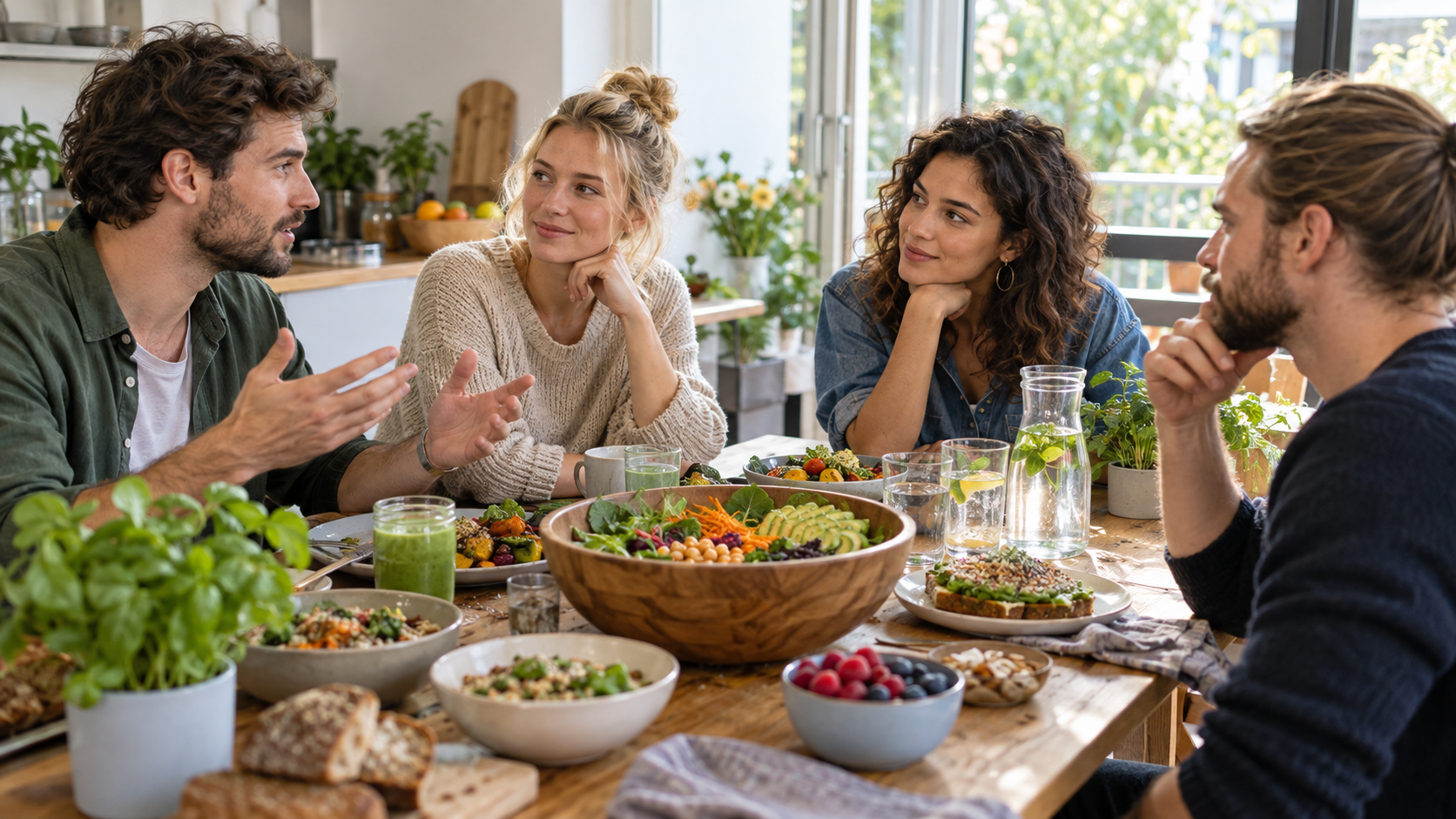 Vegane Ernährung im Alltag diskutieren