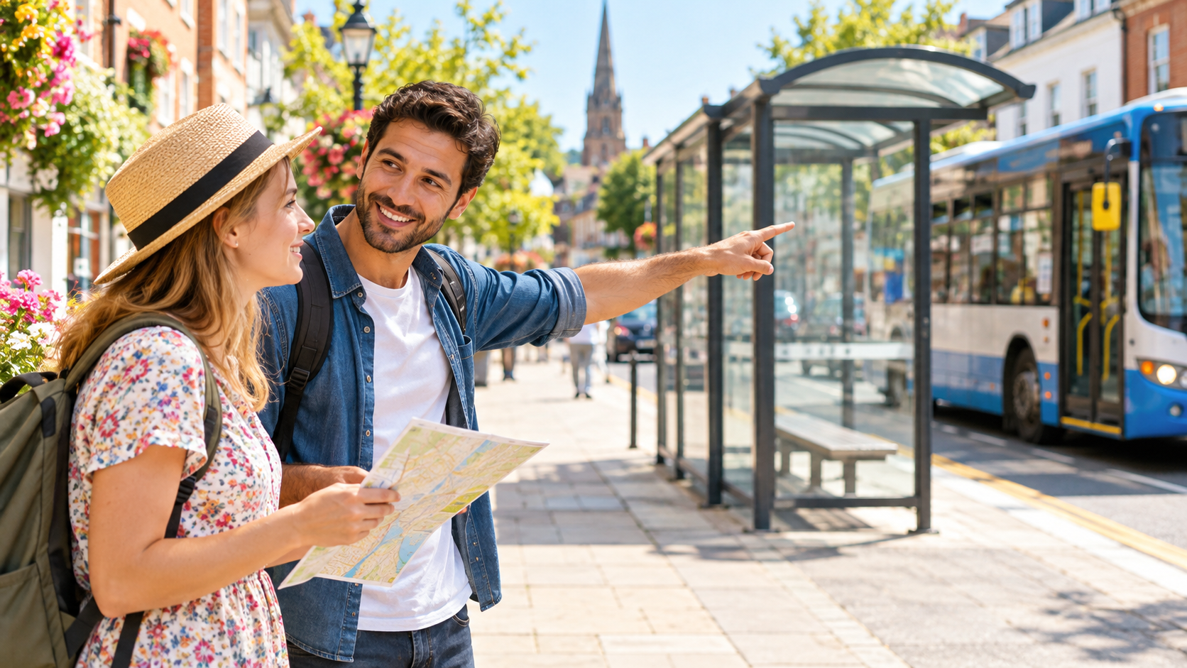 Finding a bus stop