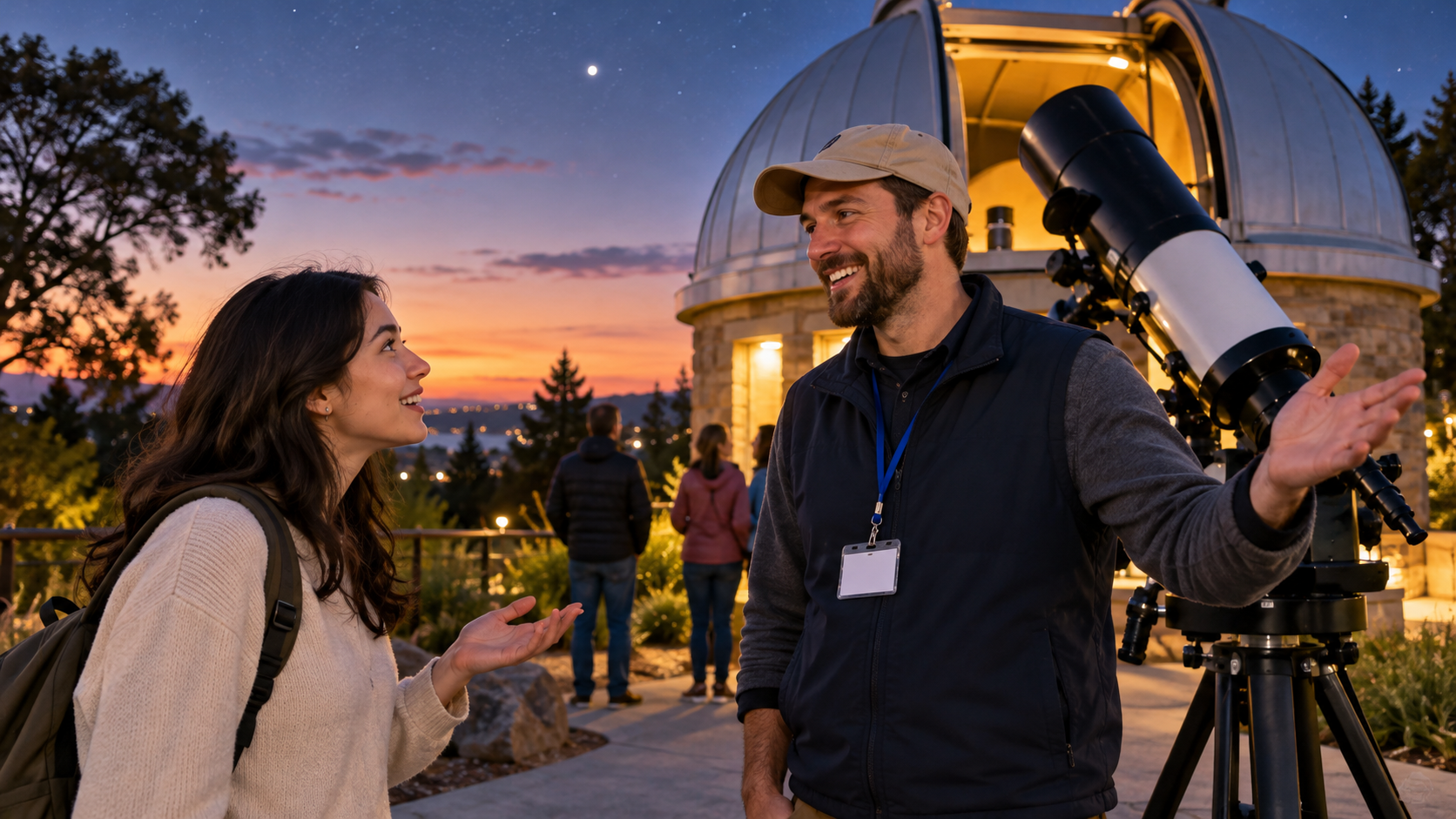 Asking about a public telescope viewing time