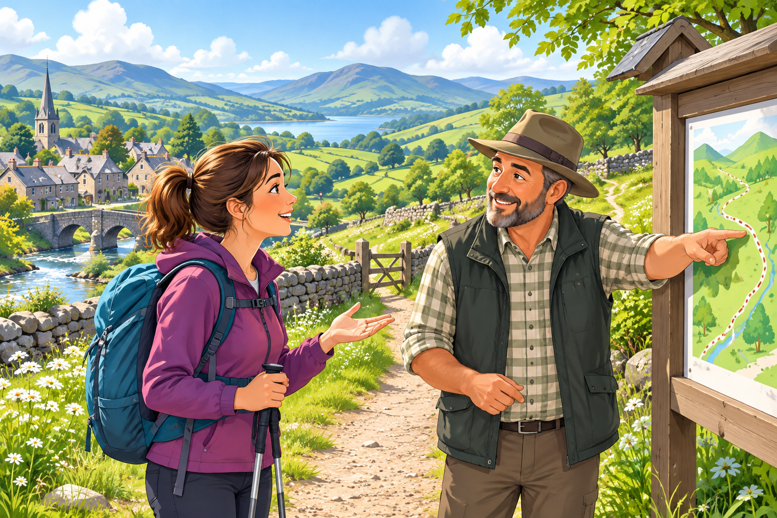 Asking about a local walking trail