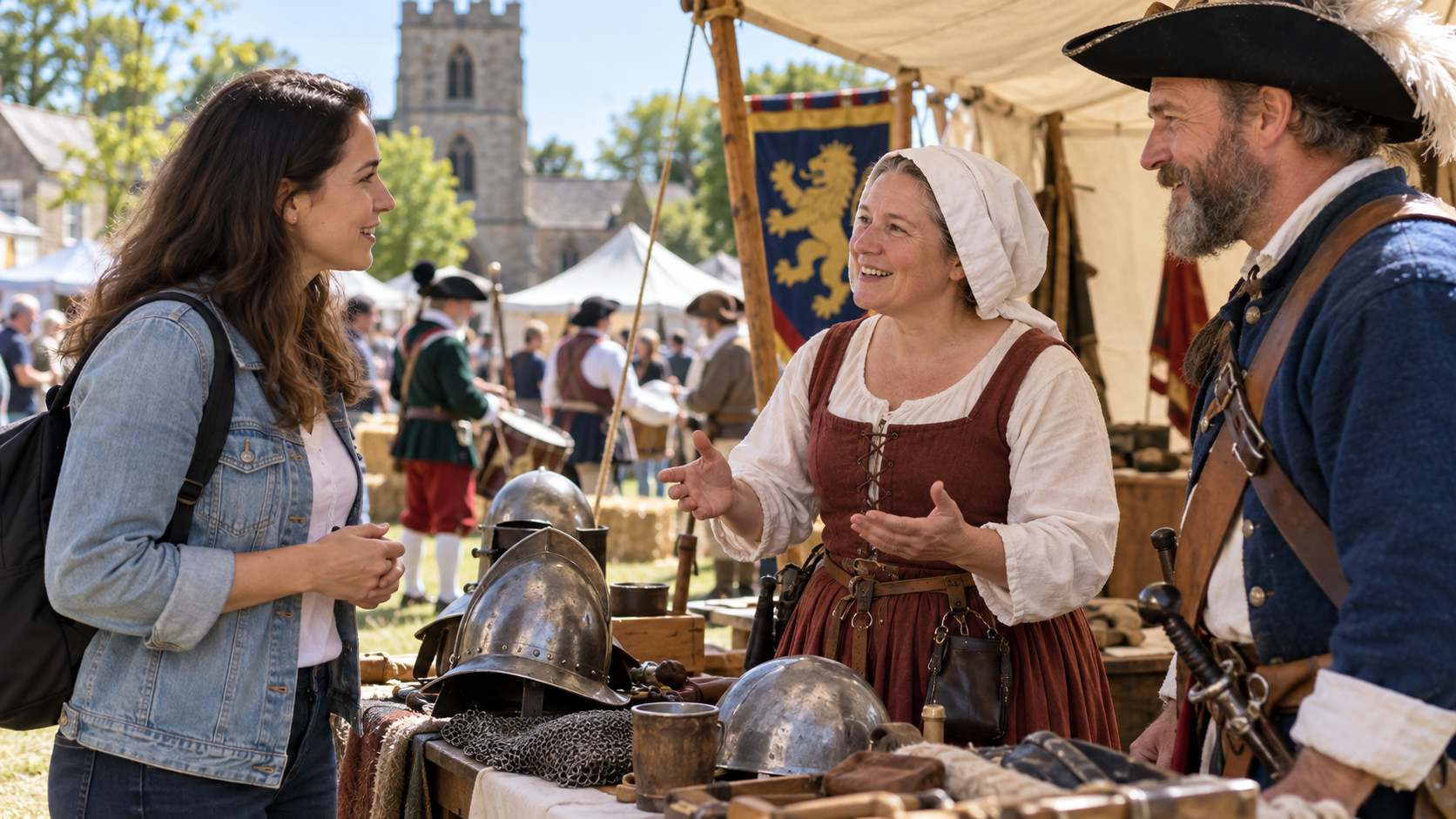 Asking about a local historical re-enactment group