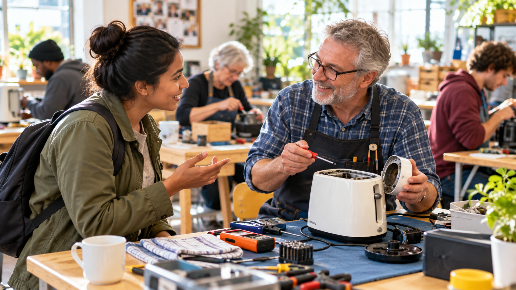 Asking about a local repair café