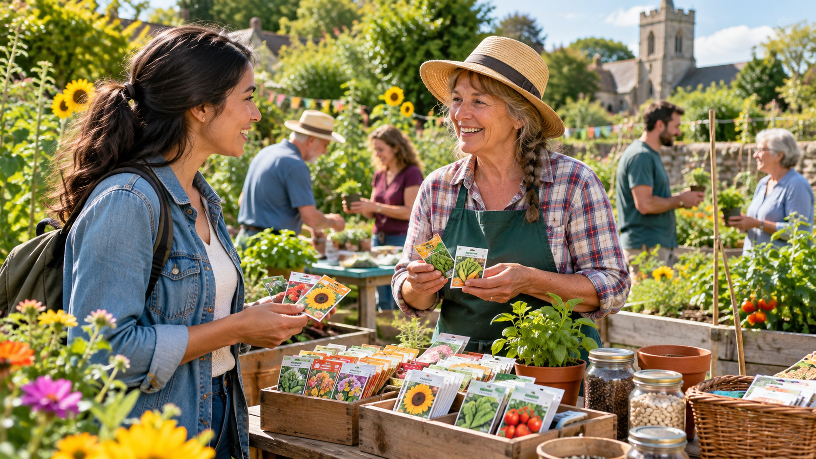 Asking about a local community seed swap