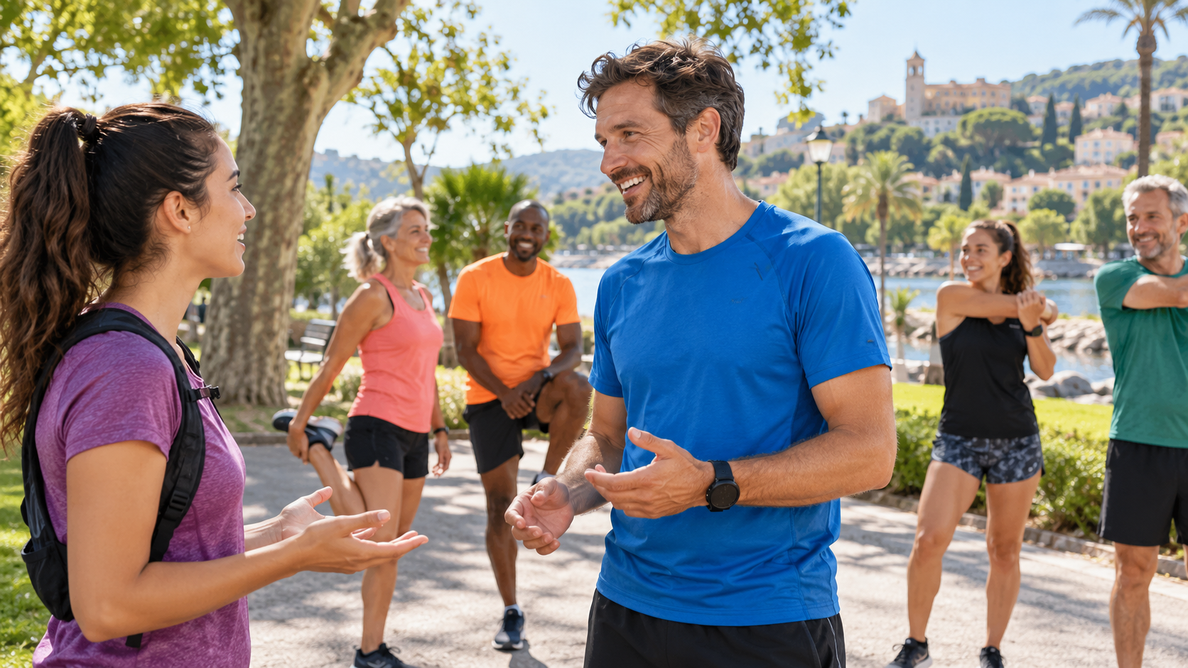 Asking about a local running group