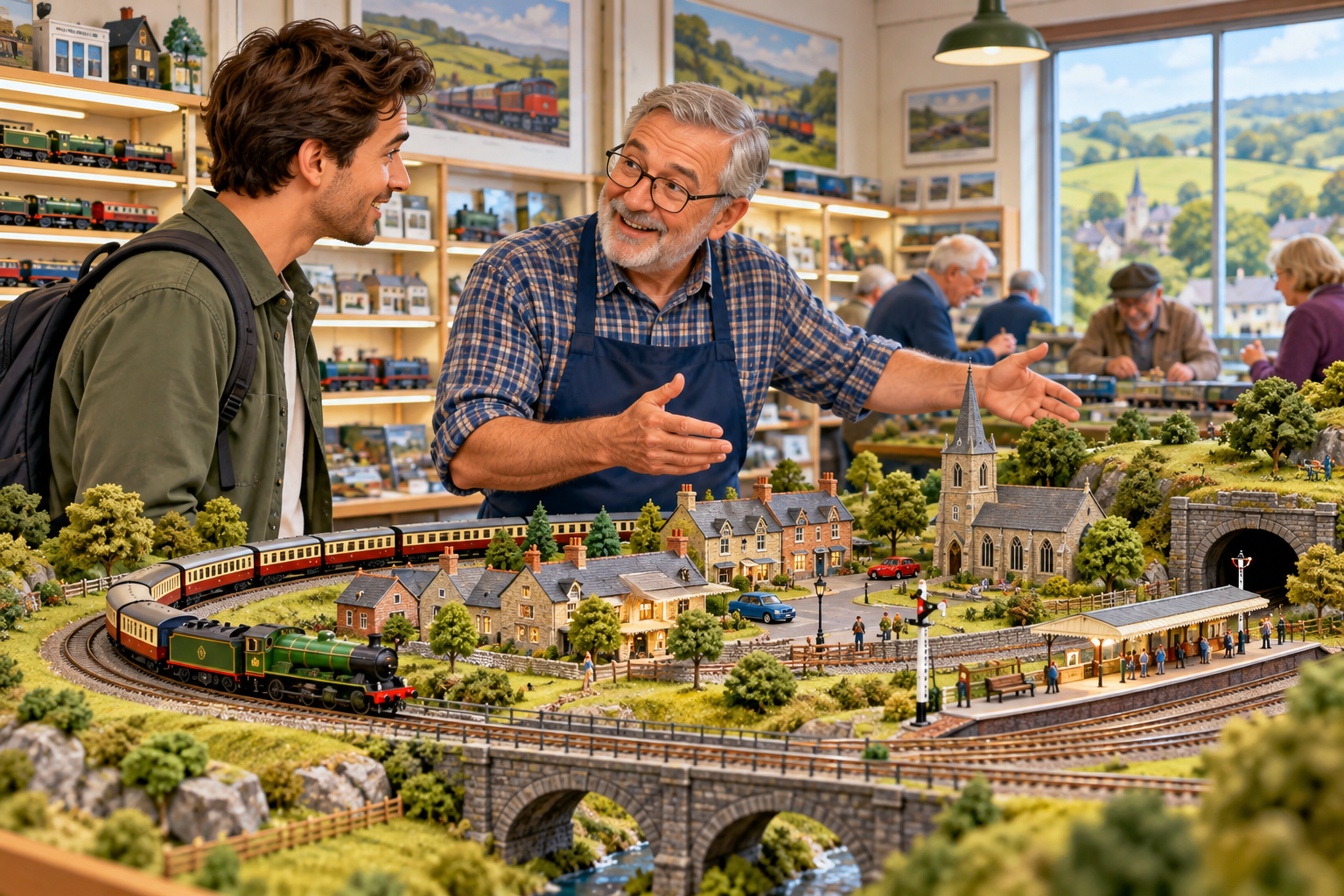 Asking about a local model railway club