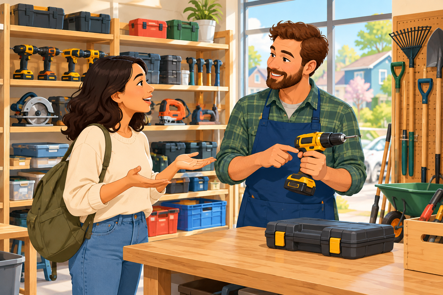 Asking about a local community tool library
