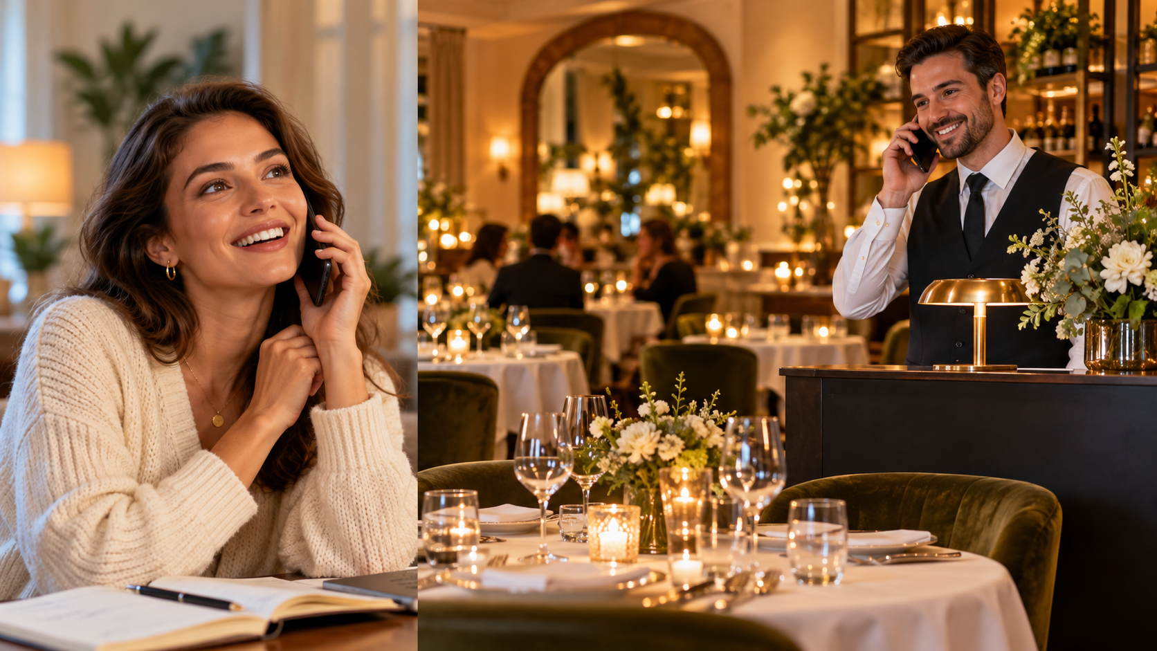 Booking a restaurant for a special occasion