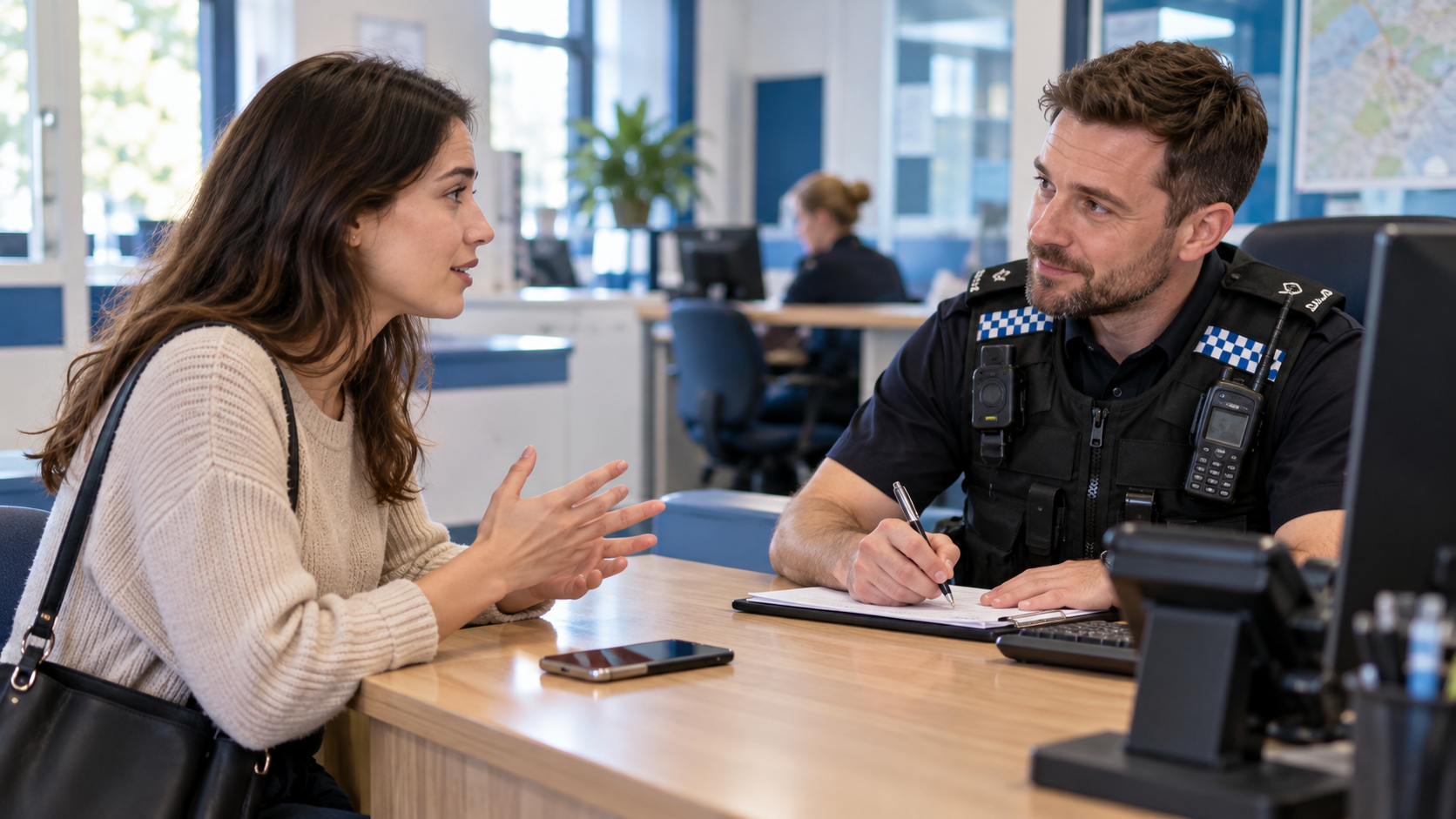 Reporting a stolen phone to the police