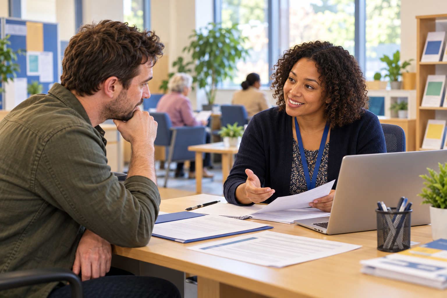 Calling Citizens Advice about benefits after losing your job