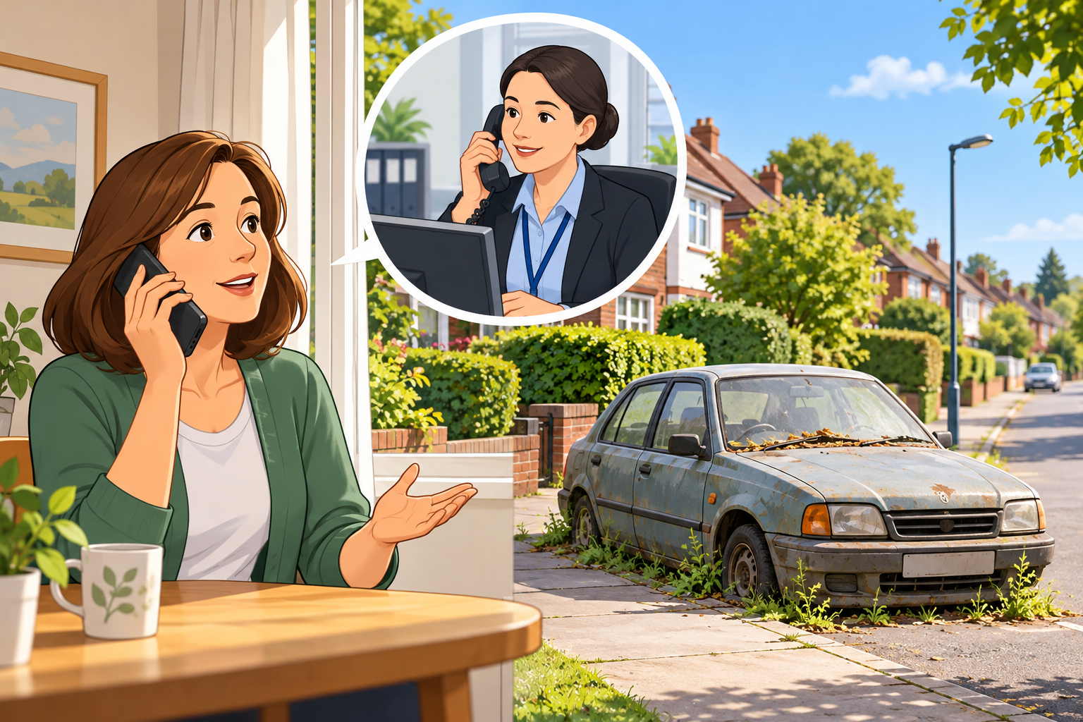 Reporting an Abandoned Vehicle