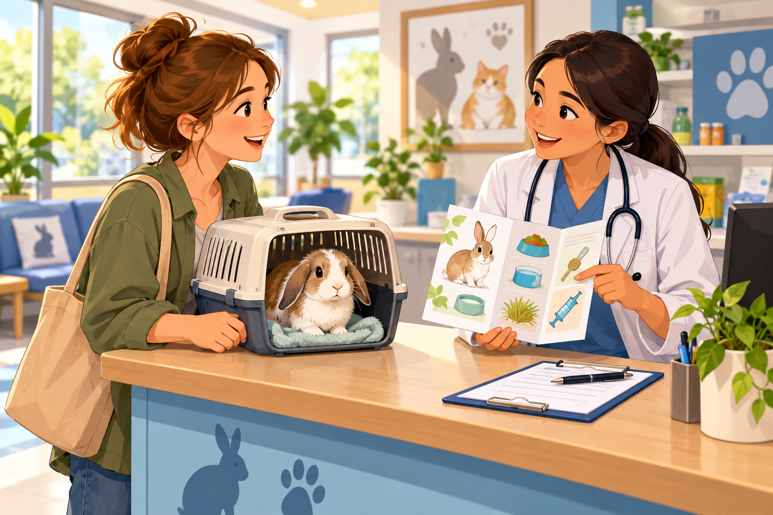 Registering a rescue pet with a vet