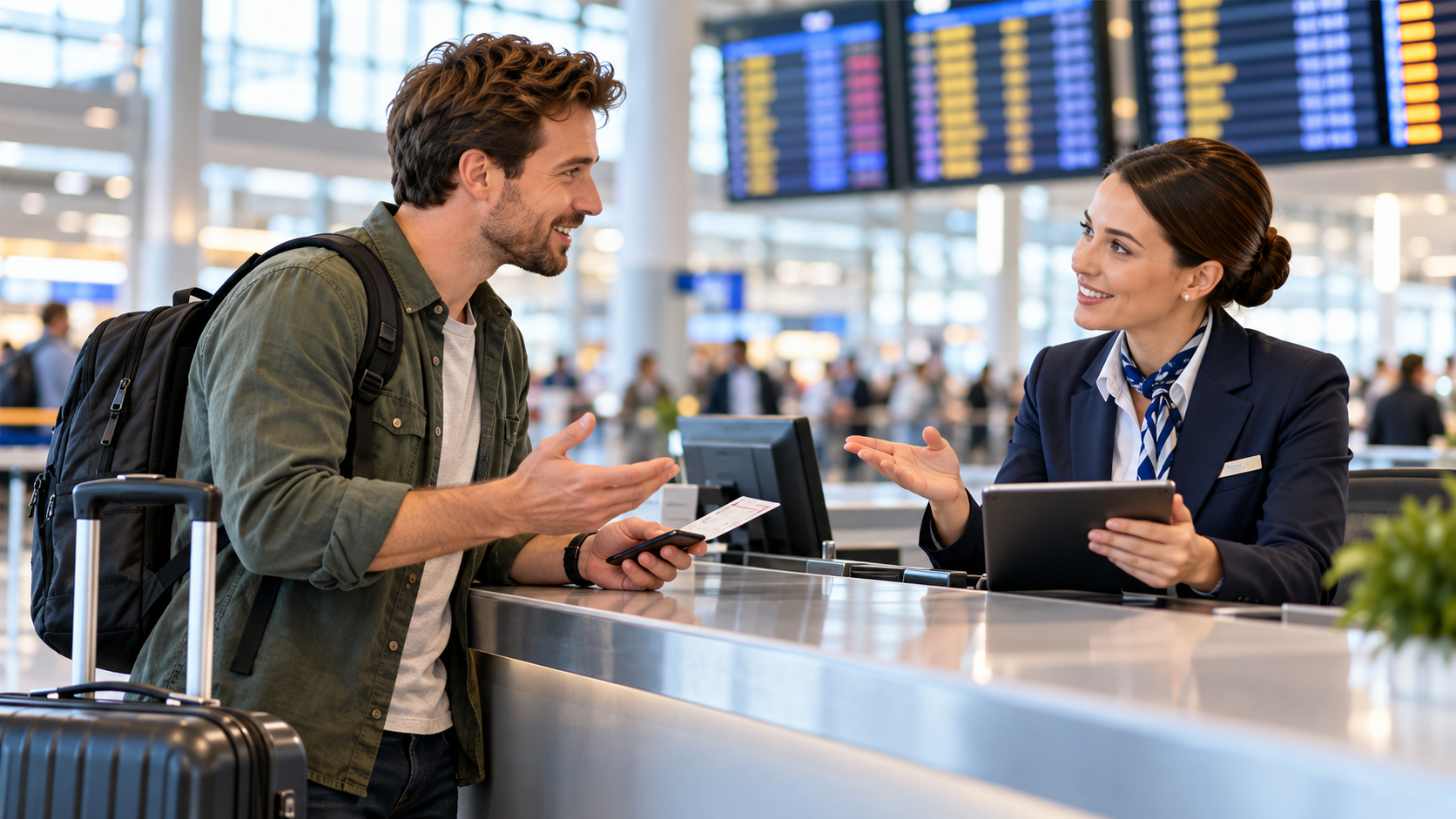 Claiming Flight Compensation at the Airport