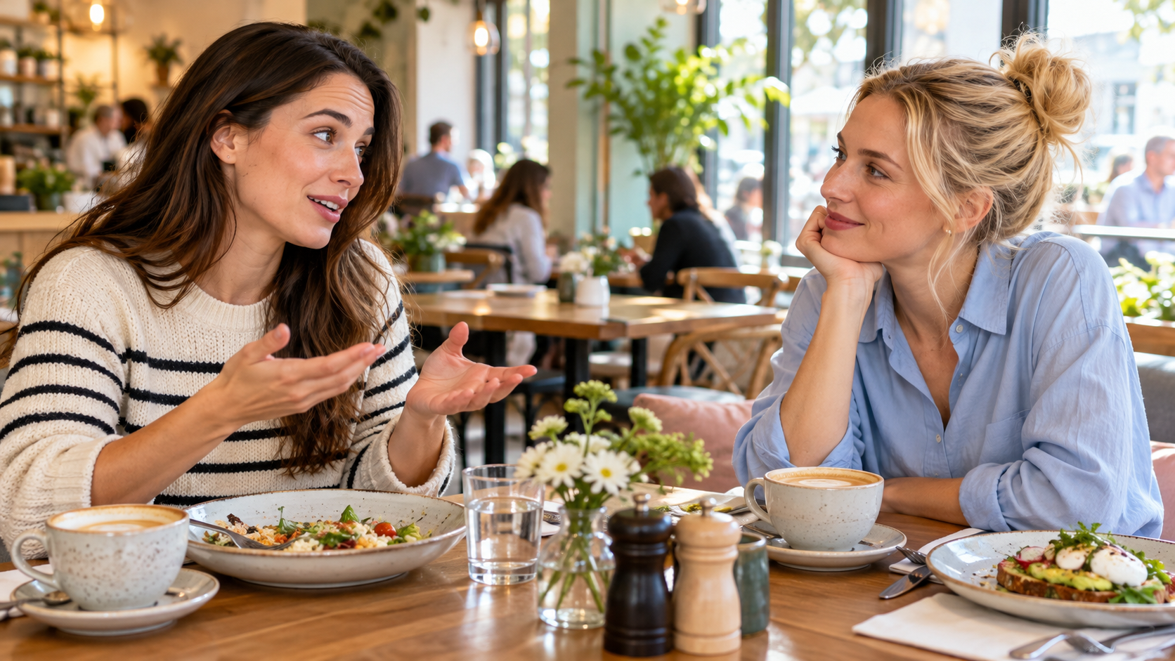 Discussing a disappointing meal