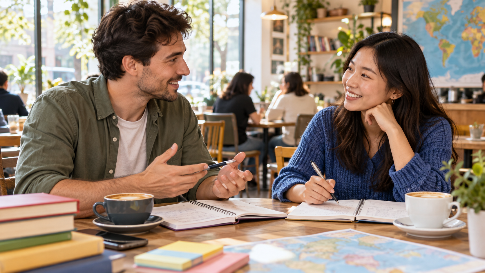 Arranging a Language Exchange Partnership