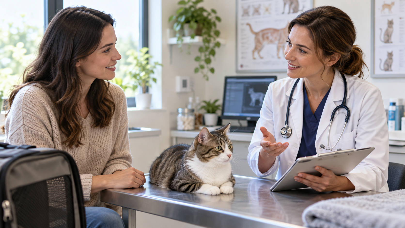 Discussing Pet Treatment Options with a Vet