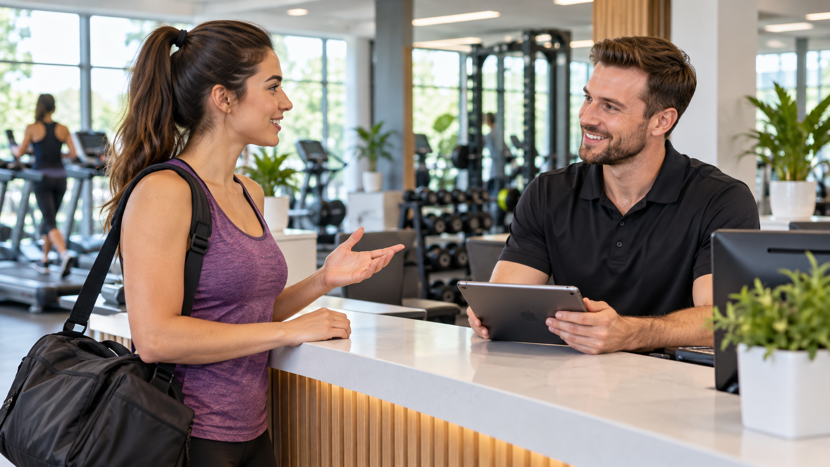 Requesting a gym membership freeze