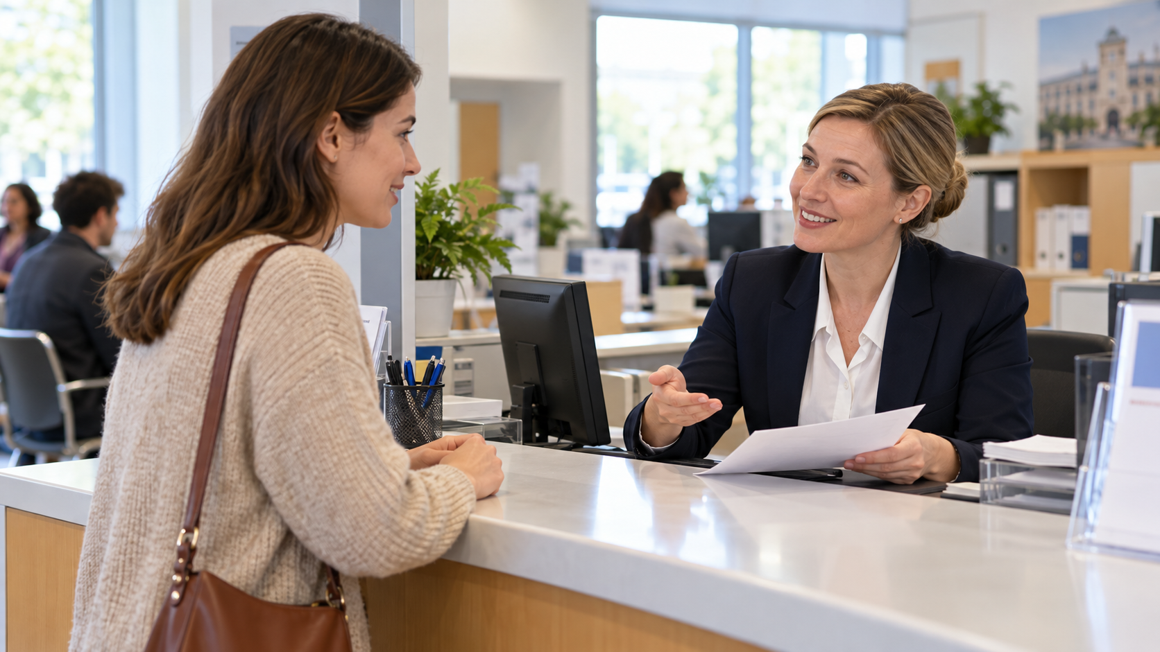 Requesting a birth certificate from the registry office