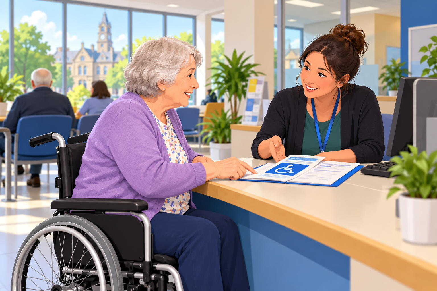 Applying for a Blue Badge parking permit