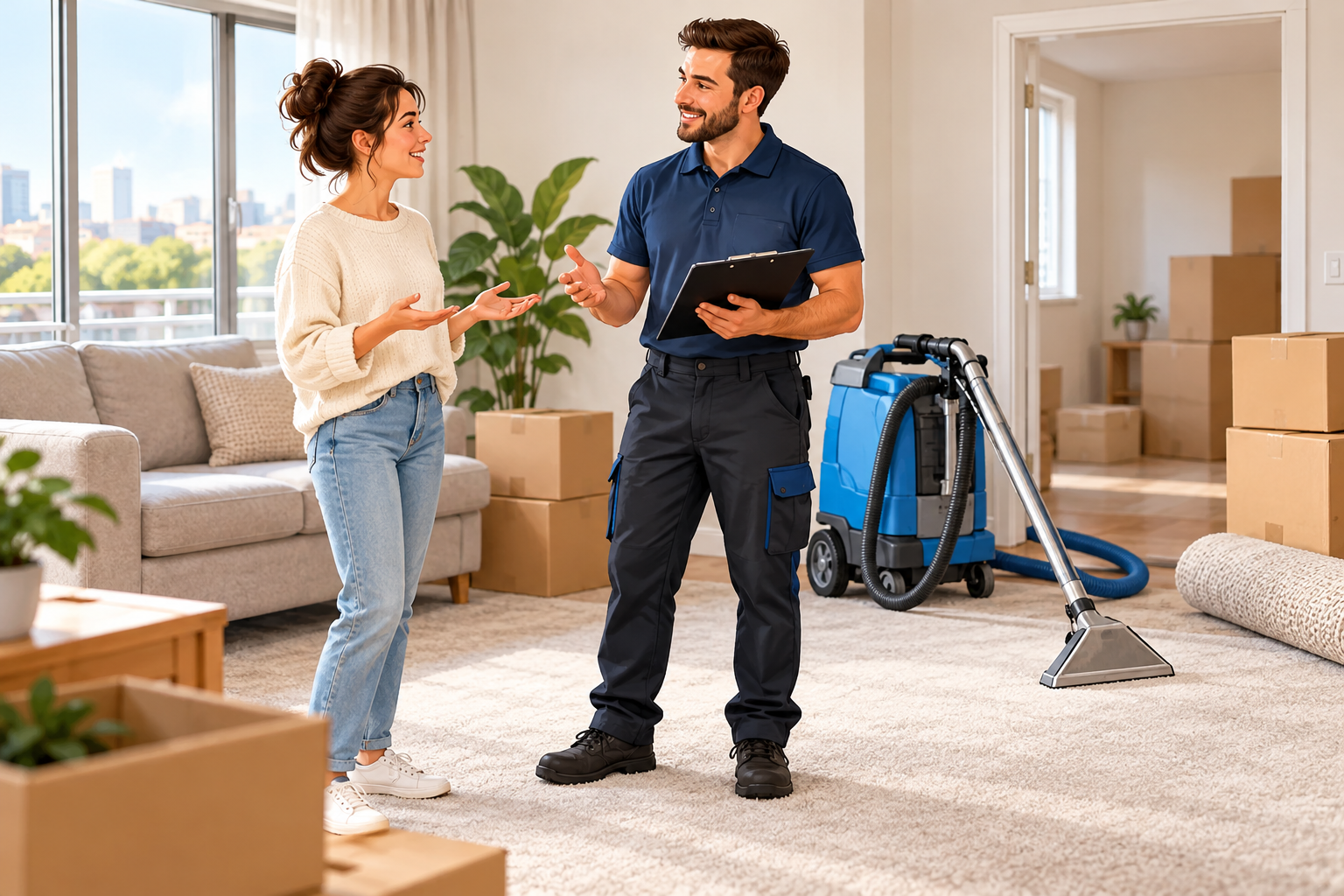 Arranging Professional Carpet Cleaning for a Tenancy Deposit Return
