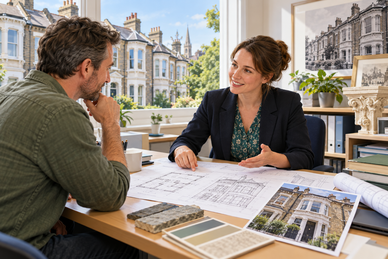 Discussing Planning Permission for a Listed Property