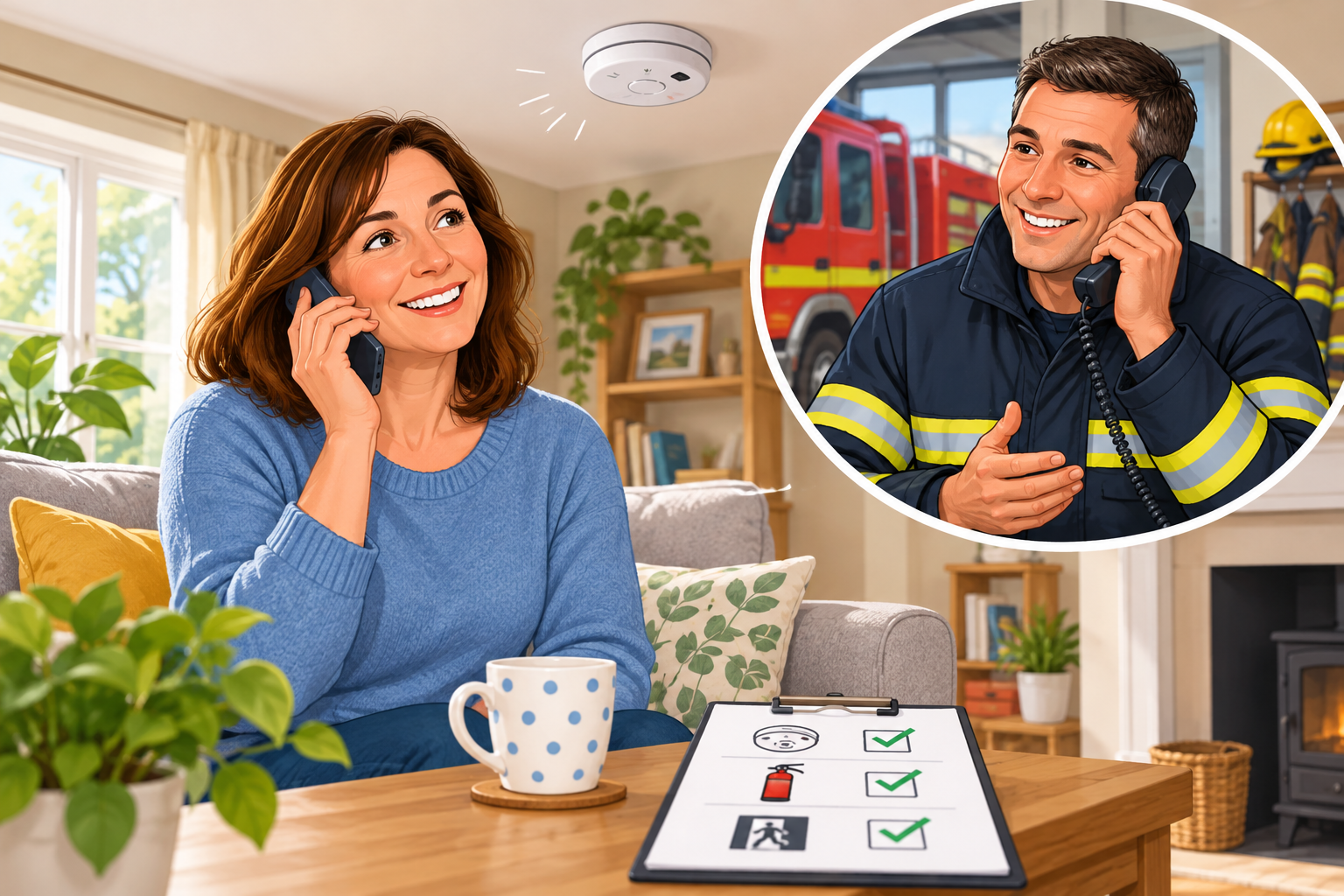 Requesting a Free Home Fire Safety Check