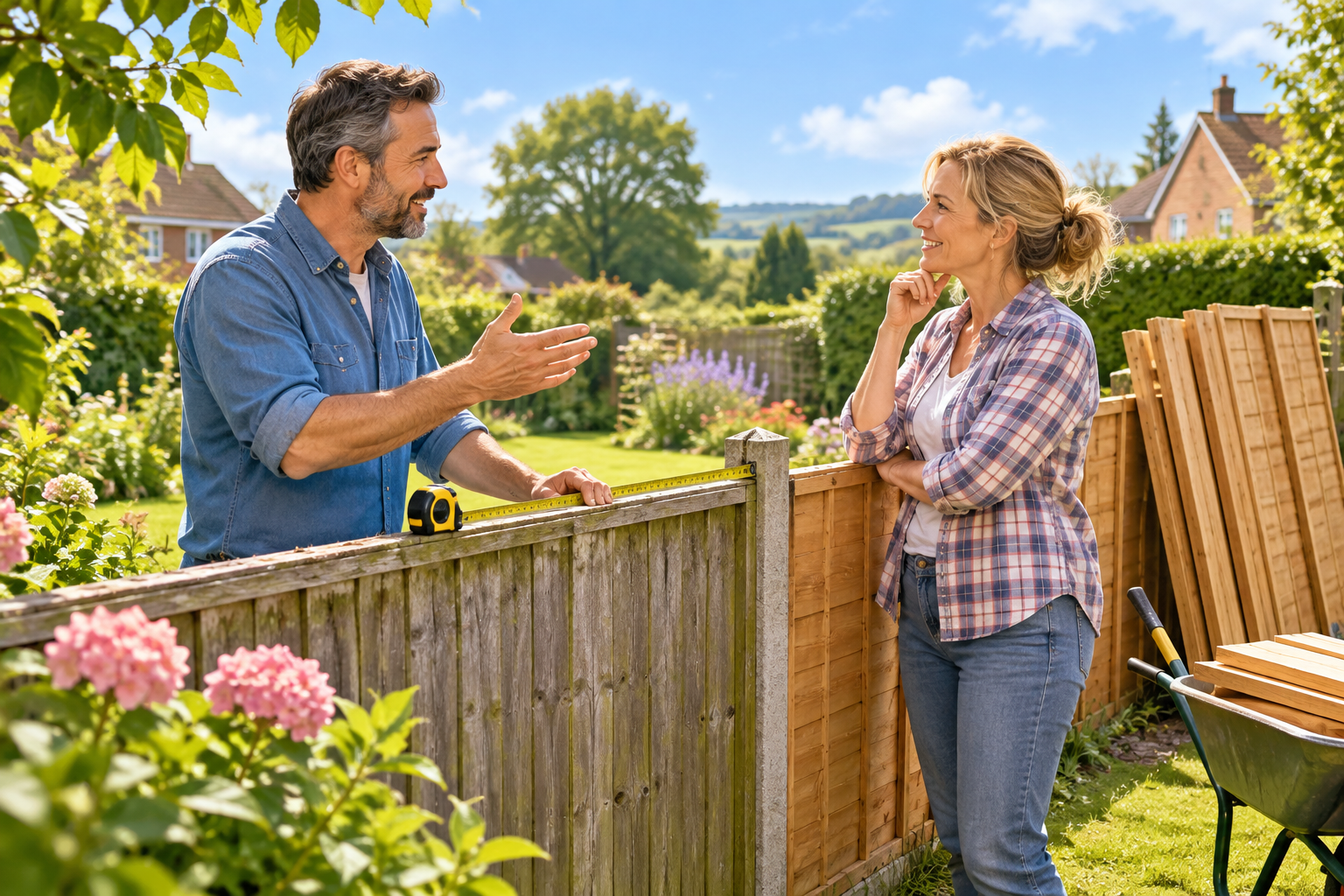 Negotiating a garden fence replacement with a neighbour