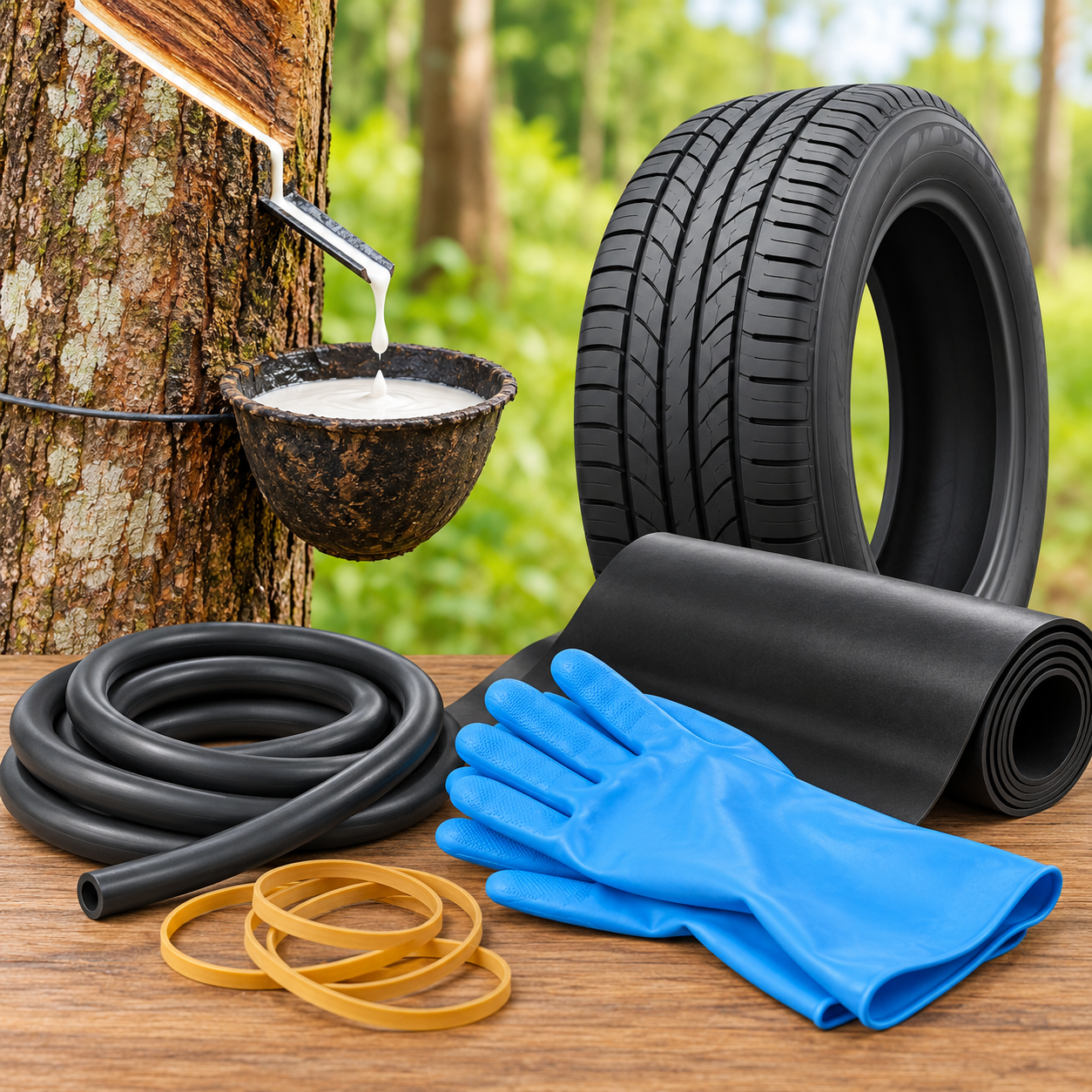 rubber