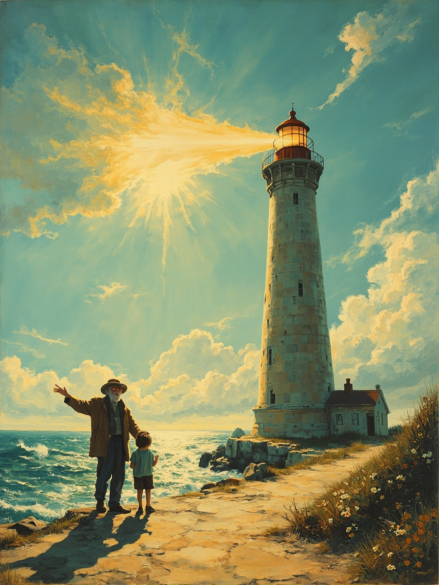 Der Mittagsleuchtturm