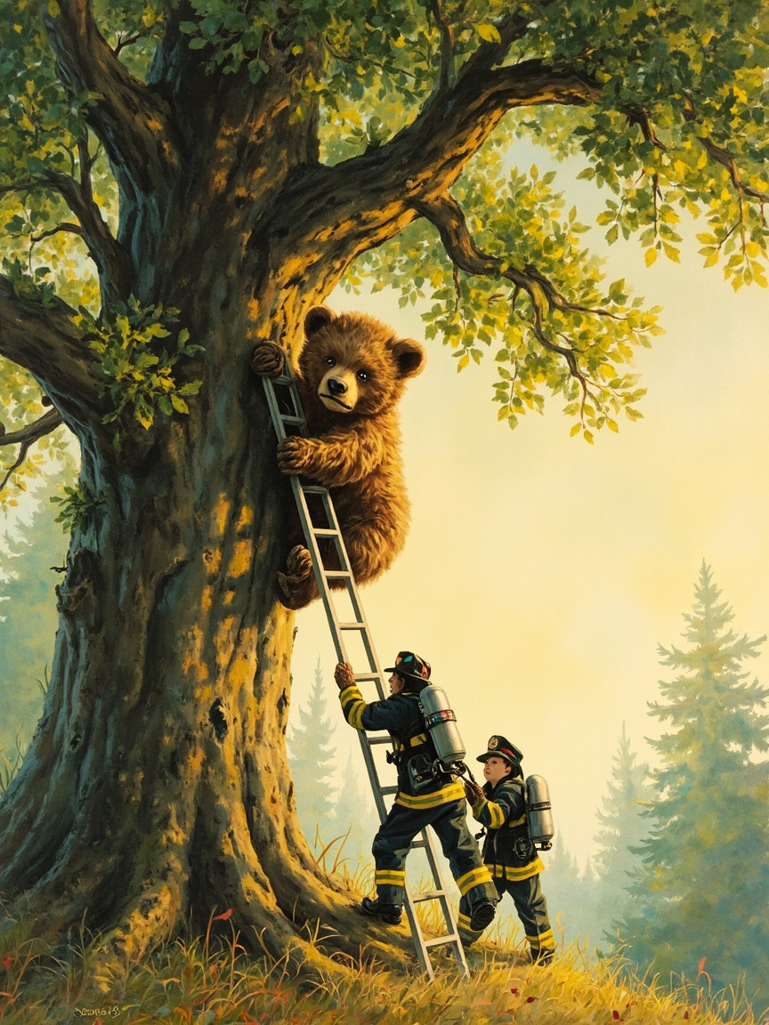 Der Bär im Baum