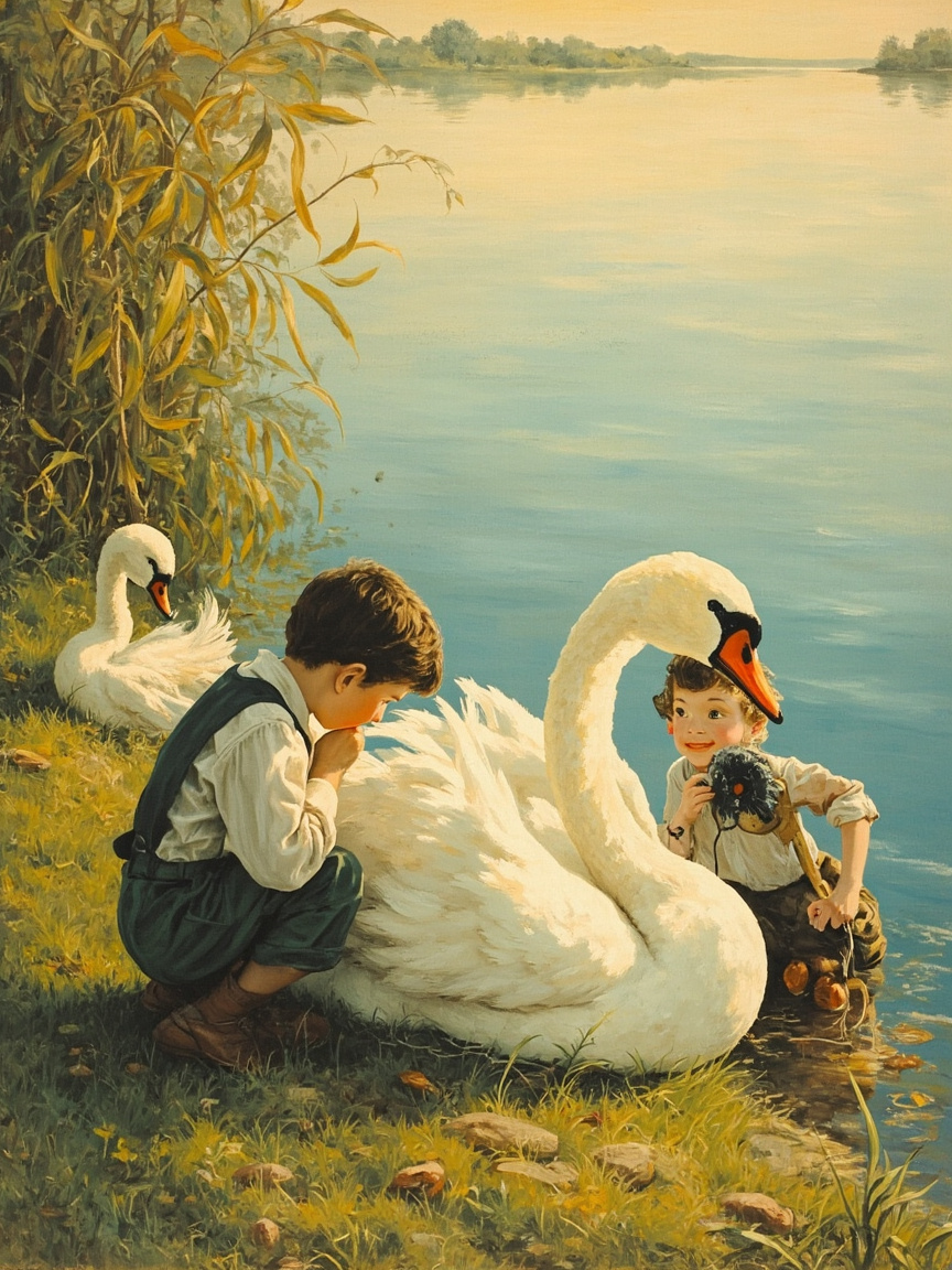 Der weiße Schwan