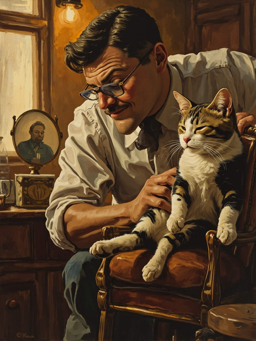 Die Friseurkatze