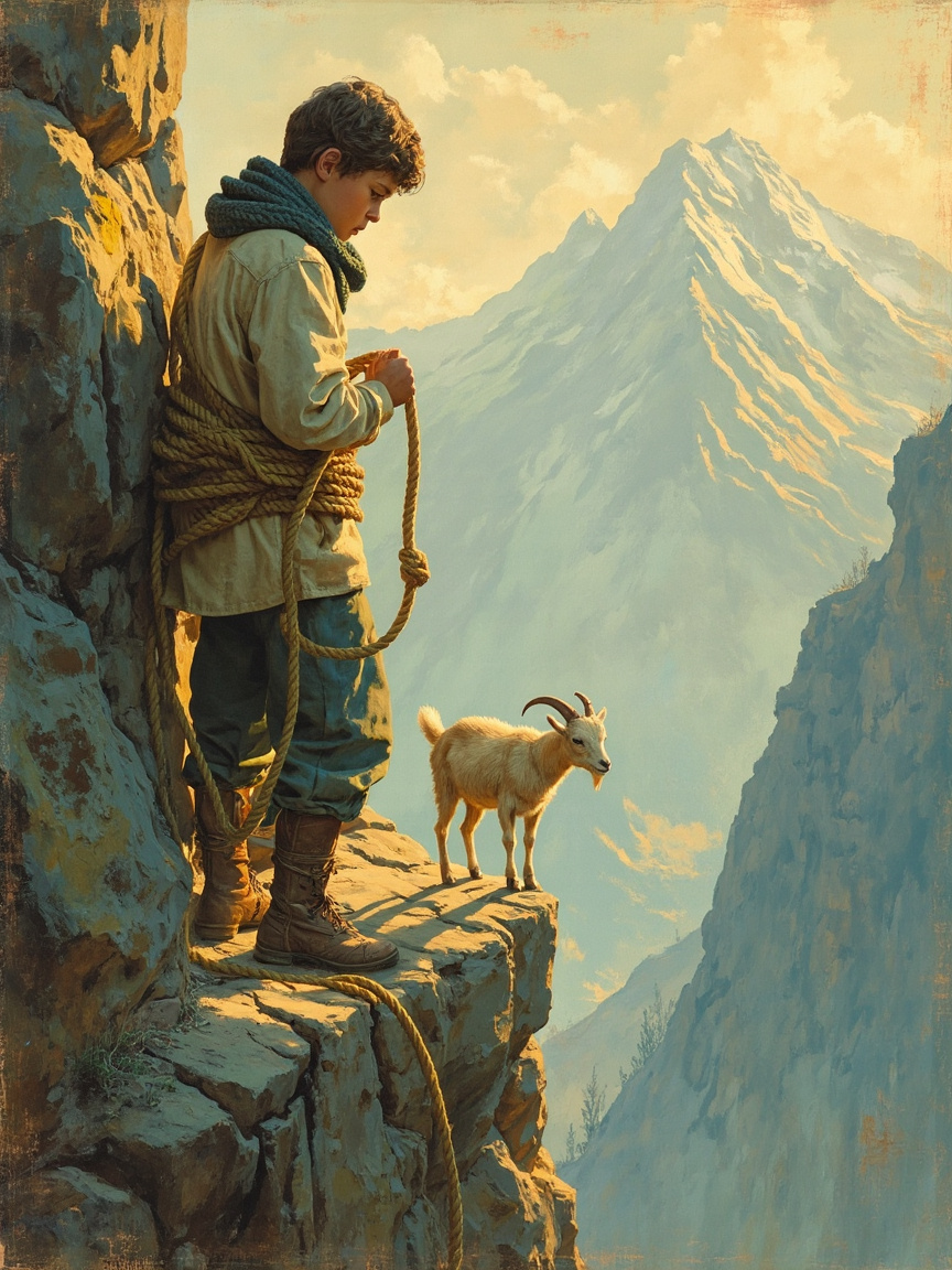 The Goat and the Cliff